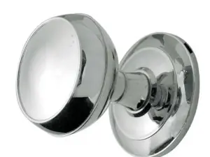 Coronet Mortice Door Knob Polished Nickel