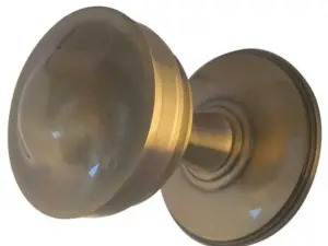 Crown Mortice Door Knob Antique Bronze