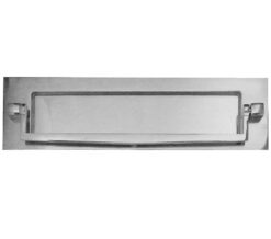 Frelan Hardware Letterplate With Postal Knocker (250Mm X 76Mm), Polished Chrome