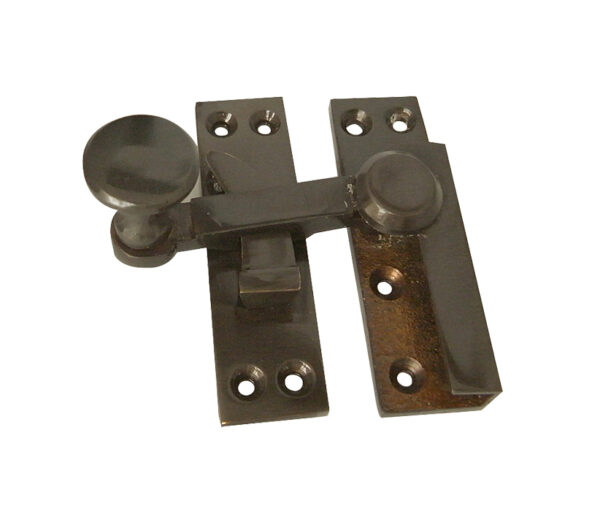 Frelan Hardware Quadrant Sash Window Fastener, Dark Bronze