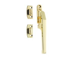 Frelan Hardware Non-Lockable Window Fastener (124Mm), Polished Brass