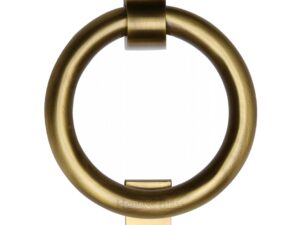 Heritage Brass Ring Door Knocker, Antique Brass