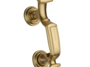 Heritage Brass Doctor Door Knocker, Satin Brass