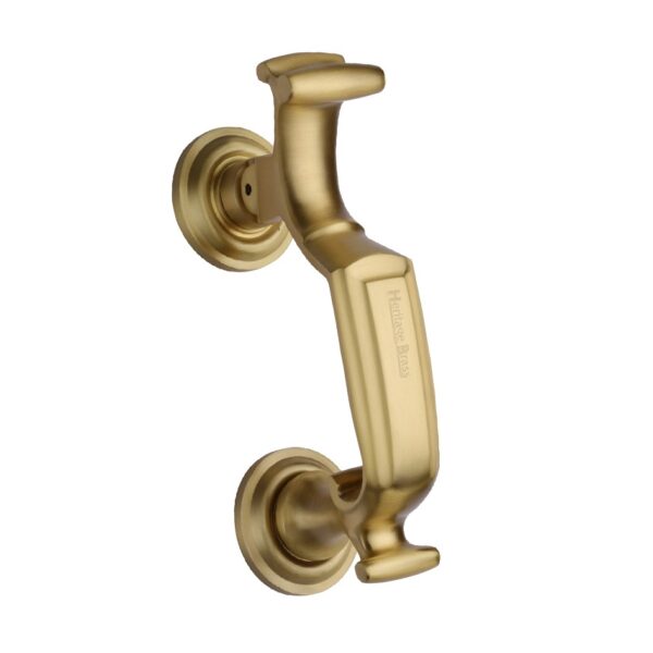 Heritage Brass Doctor Door Knocker, Satin Brass