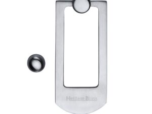 Heritage Brass Contemporary Door Knocker, Satin Chrome