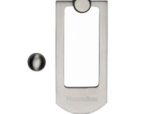 Heritage Brass Contemporary Door Knocker, Satin Nickel