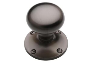 Heritage Brass Kensington Mortice Door Knobs, Matt Bronze (Sold In Pairs)