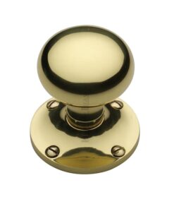 Heritage Brass Kensington Mortice Door Knobs, Polished Brass - (Sold In Pairs)