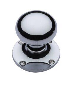 Heritage Brass Kensington Mortice Door Knobs, Polished Chrome (Sold In Pairs)