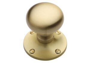 Heritage Brass Kensington Mortice Door Knobs, Satin Brass (Sold In Pairs)