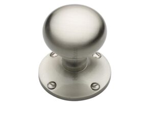 Heritage Brass Kensington Mortice Door Knobs, Satin Nickel (Sold In Pairs)