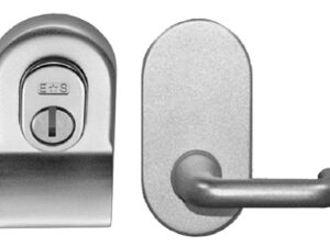 Eurospec Euro Security Cylinder Pull With Mini Lever, Polished Chrome Or Satin Chrome