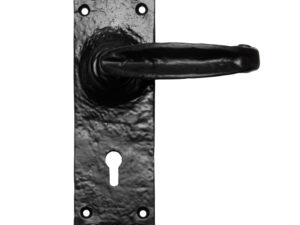 Ludlow Foundries Traditional V Levers, Black Antique Door Handles(Sold In Pairs)