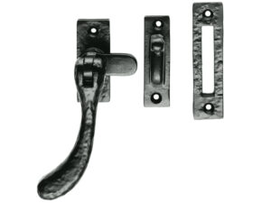 Ludlow Foundries Bulb End Reversible Casement Window Fastener, Black Antique