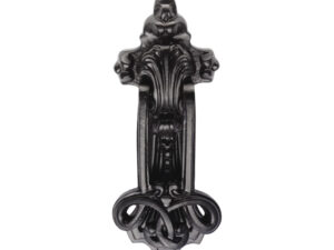 Ludlow Foundries Ornate Door Knocker, Black Antique