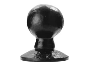 Ludlow Foundries Ball Shape Mortice Door Knob, Black Antique (Sold In Pairs)