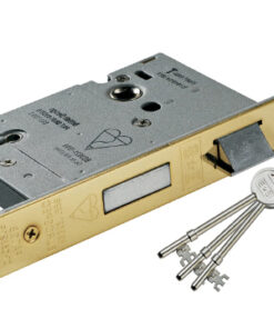 Eurospec Insurance Rated 5 Lever Easi T Sash Locks - Silver Or Brass Finish