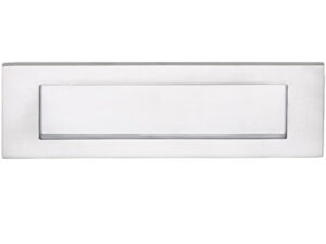 Plain Letter Plate (Multiple Sizes), Satin Chrome