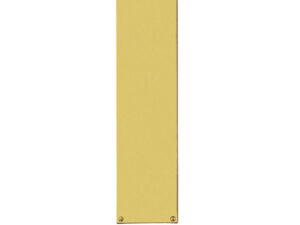 Flat Sheet Finger Plate (304Mm X 77Mm), Polished Brass