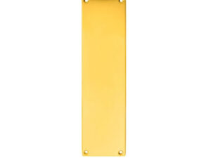 Finger Plate (298Mm X 73Mm), Polished Brass