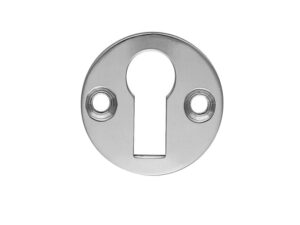 Round Flat Standard Profile Escutcheon (31Mm Diameter), Satin Chrome