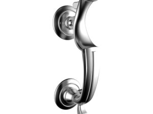 Doctor Door Knocker, Satin Chrome