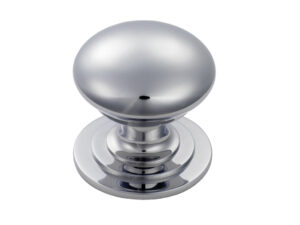 Fingertip Victorian Cupboard Knob (25Mm, 32Mm, 38Mm, 42Mm Or 50Mm), Polished Chrome