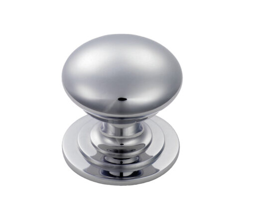 Fingertip Victorian Cupboard Knob (25Mm, 32Mm, 38Mm, 42Mm Or 50Mm), Polished Chrome