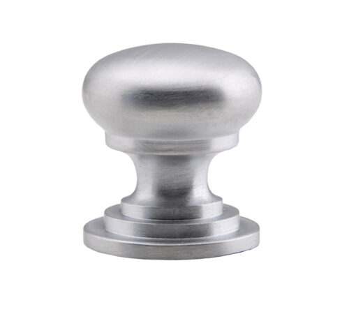 Fingertip Victorian Cupboard Knob (25Mm, 32Mm, 38Mm, 42Mm Or 50Mm), Satin Chrome