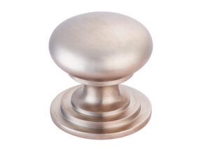 Fingertip Victorian Cupboard Knob (25Mm, 32Mm, 38Mm, 42Mm Or 50Mm), Satin Nickel