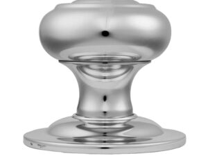 Centre Door Knob, Polished Chrome