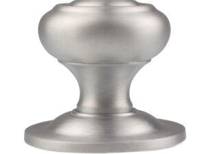 Centre Door Knob, Satin Chrome