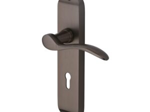 Heritage Brass Maya Matt Bronze Door Handles (Sold In Pairs)