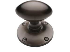 Heritage Brass Mayfair Mortice Door Knobs, Matt Bronze (Sold In Pairs)