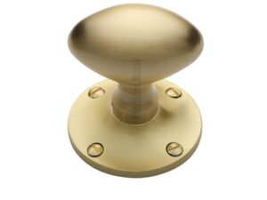 Heritage Brass Mayfair Mortice Door Knobs, Satin Brass (Sold In Pairs)