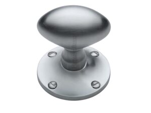 Heritage Brass Mayfair Mortice Door Knobs, Satin Chrome (Sold In Pairs)