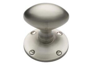 Heritage Brass Mayfair Mortice Door Knobs, Satin Nickel (Sold In Pairs)