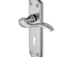 Heritage Brass Verona Polished Chrome Door Handles (Sold In Pairs)