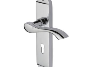 Heritage Brass Algarve Polished Chrome Door Handles (Sold In Pairs)