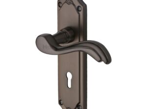 Heritage Brass Lisboa Matt Bronze Door Handles - (Sold In Pairs)