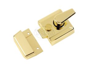 Heritage Brass Rim Cylinder Nightlatch (40Mm Or 60Mm), Polished Brass