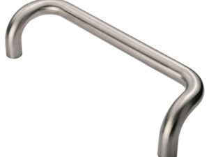 Eurospec Cranked Pull Handles (Various Sizes), Polished Or Satin Stainless Steel