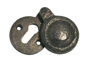 Frelan Hardware Covered Escutcheon, Pewter Finish