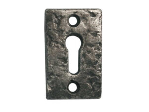 Frelan Hardware Rectangular Escutcheon, Pewter Finish