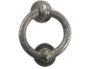 Frelan Hardware Ring Door Knocker, Pewter Finish