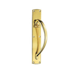 Large Pull Handle (Left Or Right Hand), Polished Brass