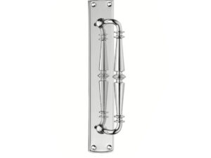 Ornate Pull Handle (380Mm X 65Mm), Polished Chrome