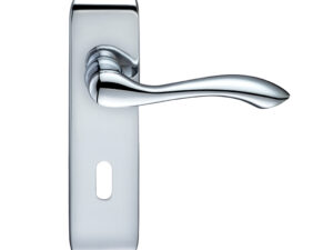 Zoo Hardware Project Range Arundel Door Handles On Backplate, Polished Chrome (Sold In Pairs)