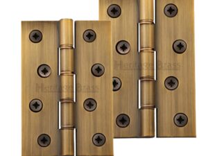 Heritage Brass 4" X 2 5/8" Double Phosphor Washered Butt Hinges, Antique Brass (Sold In Pairs)