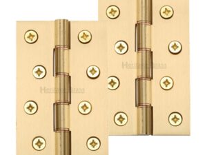 Heritage Brass 4" X 2 5/8" Double Phosphor Washered Butt Hinges, Satin Brass - (Sold In Pairs)